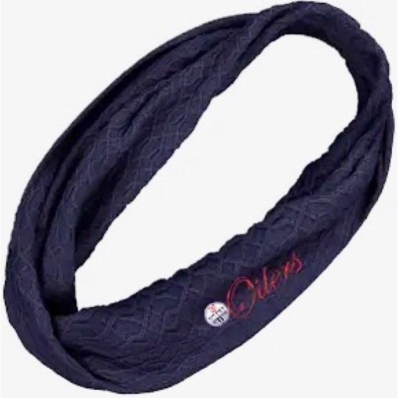 Reebok Edmonton Oilers Infinity Knit Scarf NHL Hockey Blue Embroidered OS New - Picture 4 of 4
